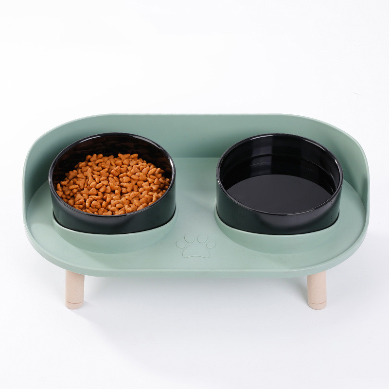Elevated Anti-Tip Pet Food Bowl — Perfect for Senior Dogs & Cats