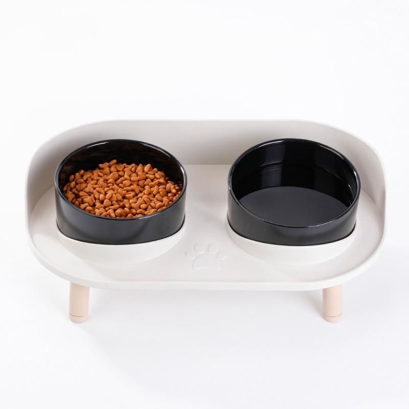 Elevated Anti-Tip Pet Food Bowl — Perfect for Senior Dogs & Cats