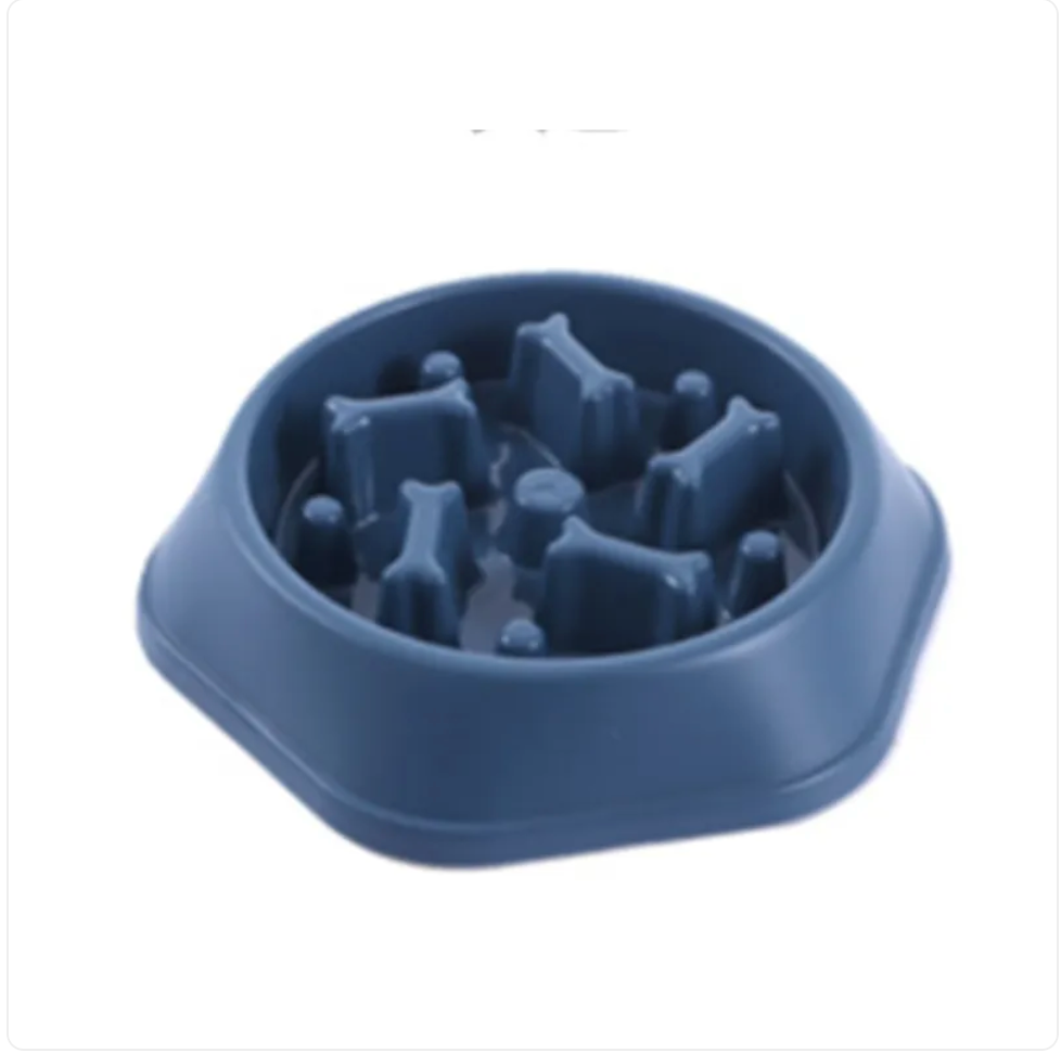 Slow Feeder Dog Bowl — Anti-Bloat Puzzle Bowl for Senior Dogs & Cats
