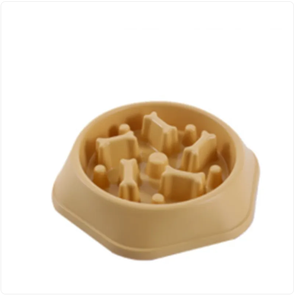 Slow Feeder Dog Bowl — Anti-Bloat Puzzle Bowl for Senior Dogs & Cats