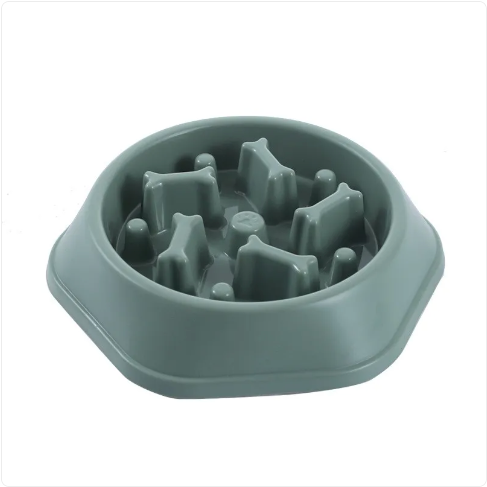 Slow Feeder Dog Bowl — Anti-Bloat Puzzle Bowl for Senior Dogs & Cats