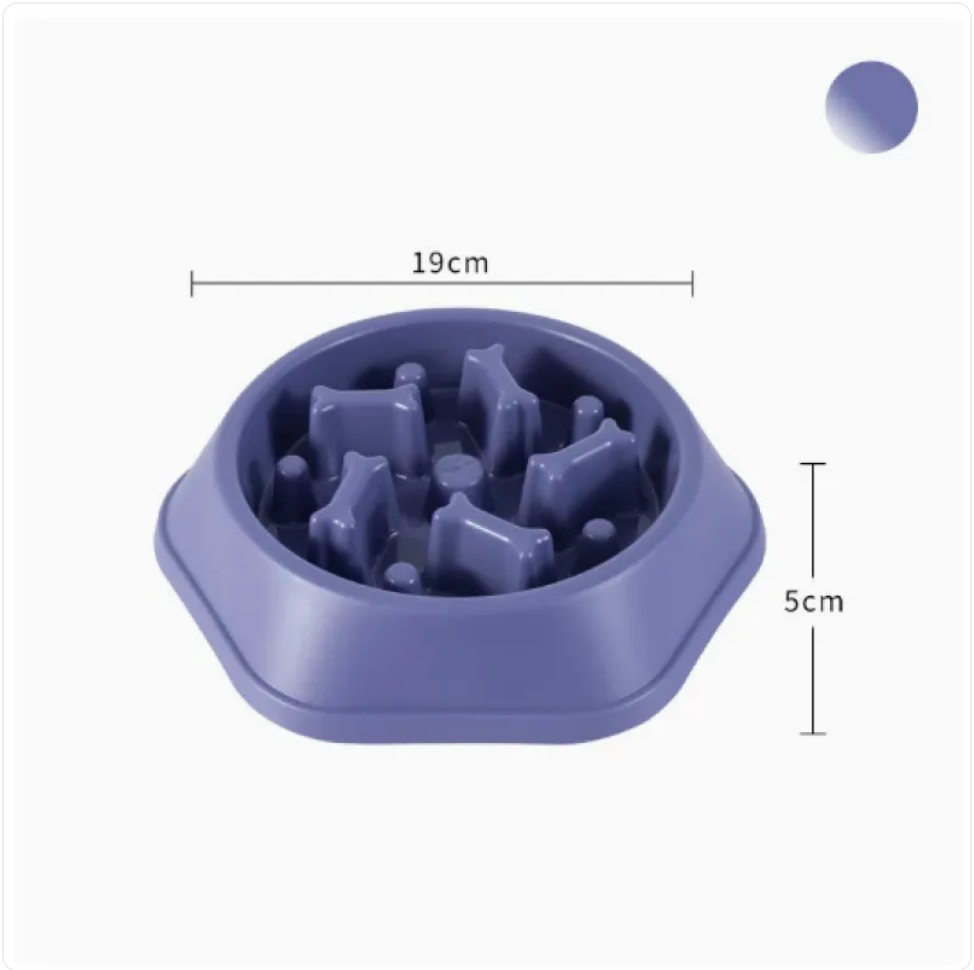 Slow Feeder Dog Bowl — Anti-Bloat Puzzle Bowl for Senior Dogs & Cats