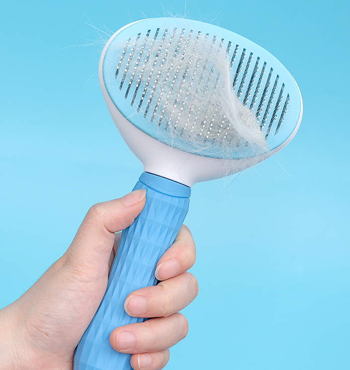 Gentle Grooming & Deshedding Brush for Senior Dogs & Cats