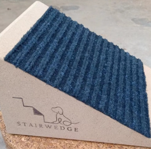 Non-Slip Stair Wedge for Senior Dogs — Easy Step Ramp